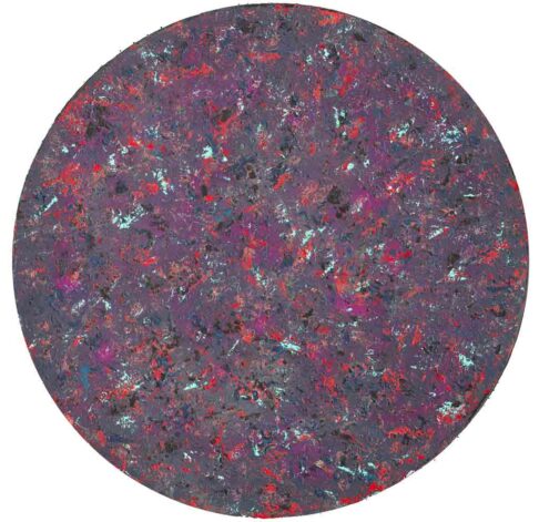abstracts-completion-2005 purple circle abstract with shades of red