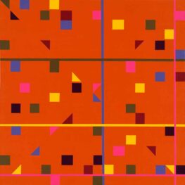 geometric-on-orange Geometric on Orange Healing Painting