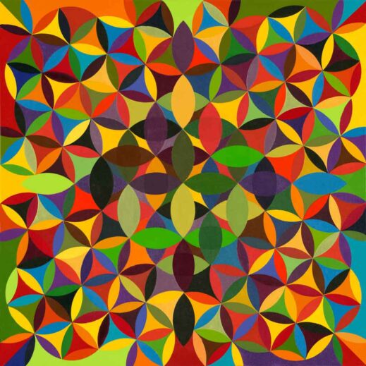 geometrics-cosmic-flower-2012 circular geometrics showing a flower in multiple colors