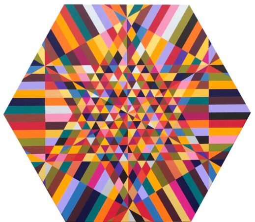 geometrics-earth-grid-six geometric shapes of a hexagon within a hexagon