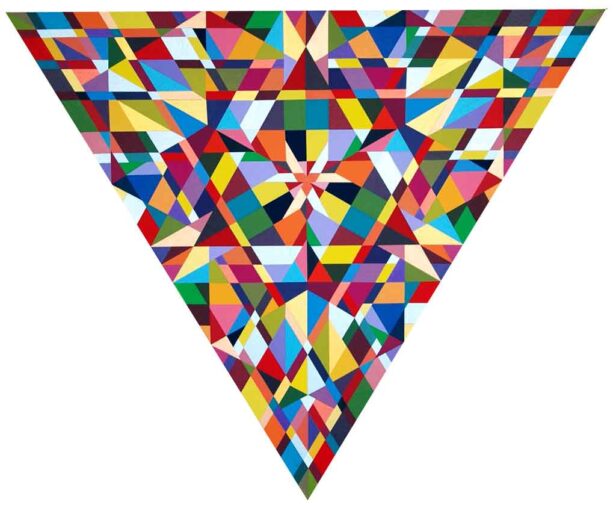 healing-paintings-trigon-14 Geometric Triangle Healing Painting