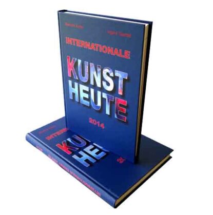 kunst-heute-international blue international art book