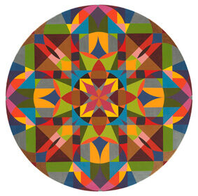 mandala-20-multidimensionality-2015 circular mandala with a square within a circle