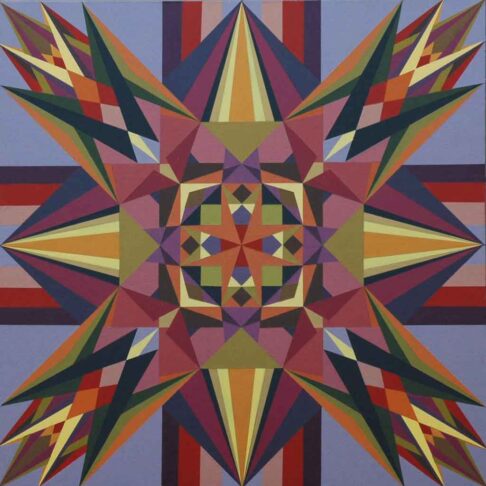 mandala-clarity-and-strength-2008 purple and maroon mandala