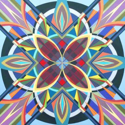 mandala-joy-2006 blue and purple dominated mandala